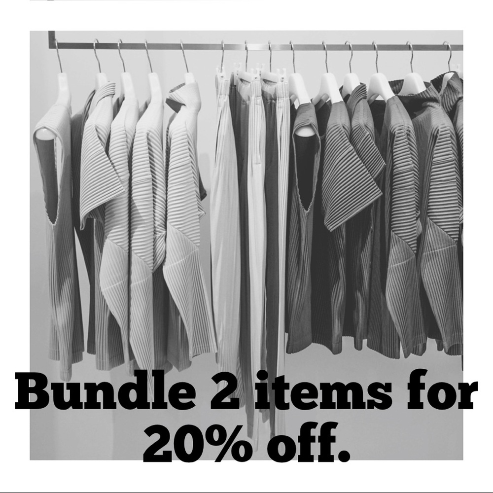 20% off a bundle of two items